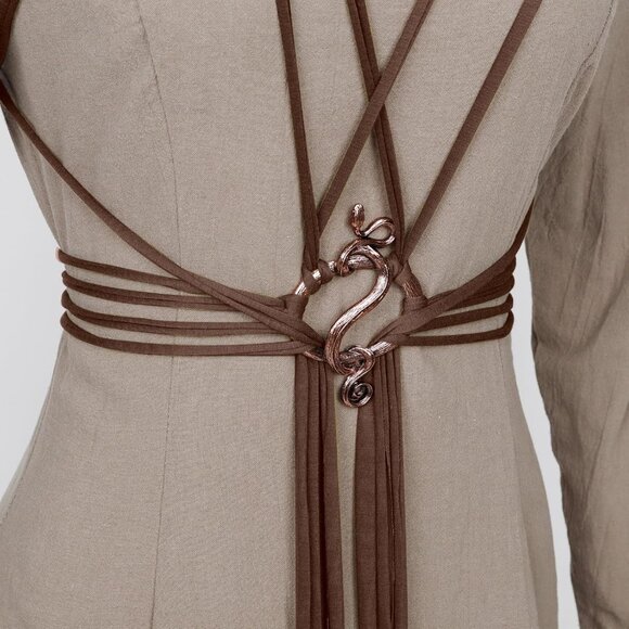 Medieval Belt Rope Norse Witch Cosplay Renaissance Adjustable Tangle - Picture 4 of 9